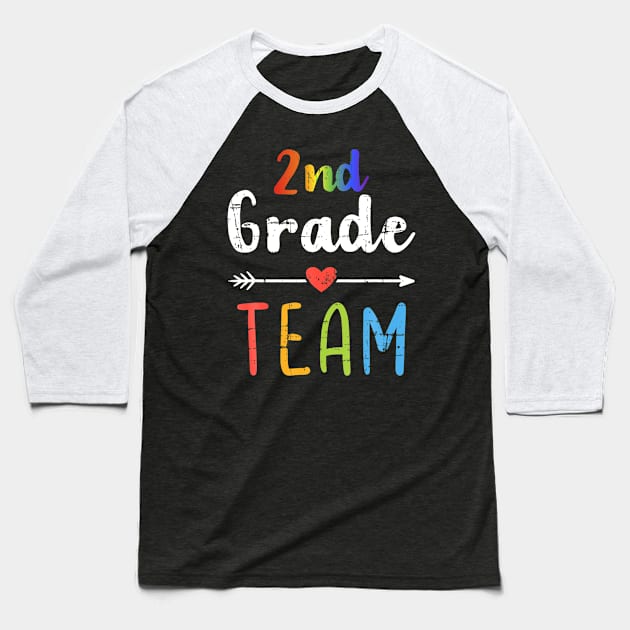 2Nd Grade Team Second Back To School Student Teacher Squad Baseball T-Shirt by Hot food